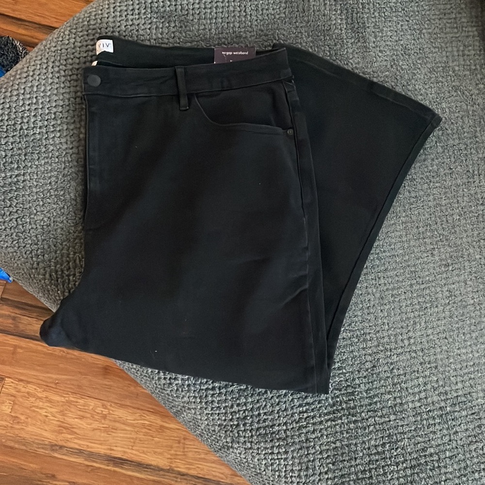 Ava Viv high rise, ankle boot cut black jeans NWT 26w - Picture 4 of 6